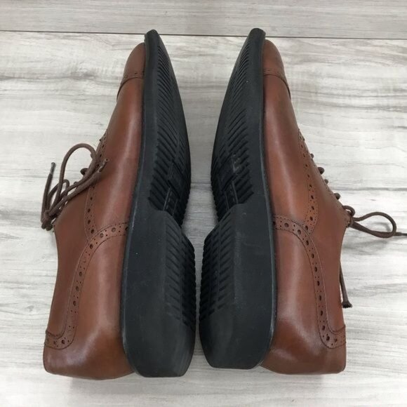 David Spencer Dress Shoes Mne\'s 9.5 brown Leather Oxfords main image 8